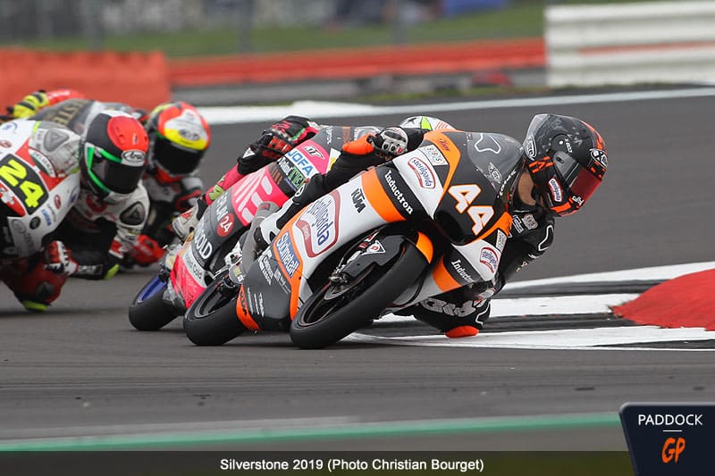 Aquecimento do Grande Prêmio da Inglaterra Silverstone Moto3: Canet/Sasaki/Arbolino, o tom está definido