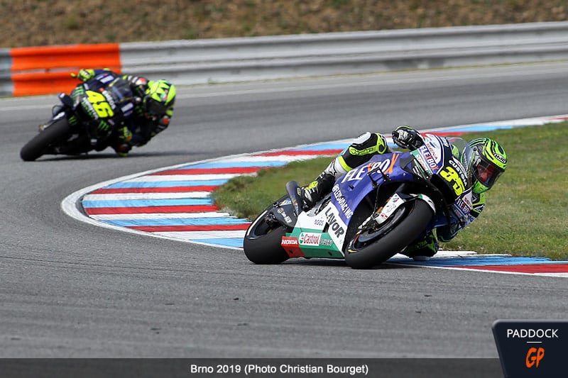 Grand Prix of the Czech Republic Brno MotoGP J3: Cal Crutchlow fifth manages to beat Valentino Rossi