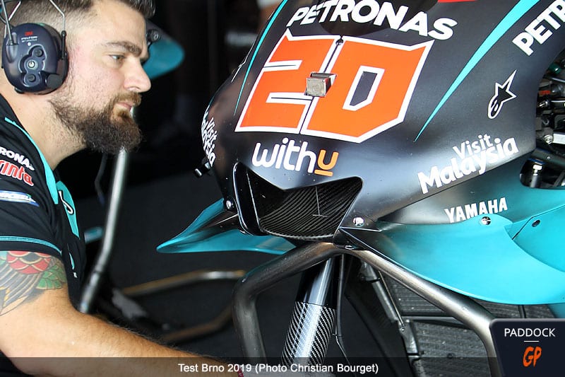 MotoGP Test à Brno : Meilleur chrono et une fourche carbone pour Quartararo