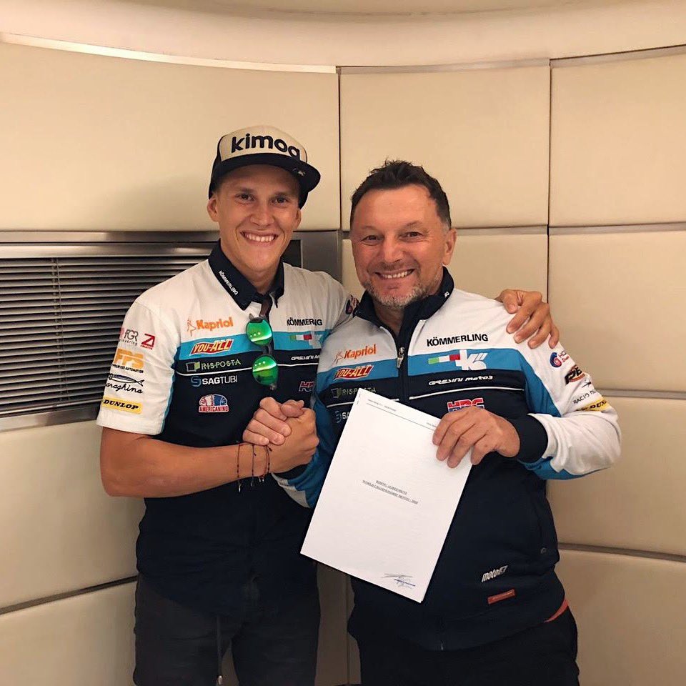 Moto3: Gabriel Rodrigo returns for 2020 with his Gresini-Honda team