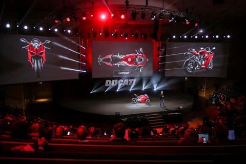 [Vidéo] Ducati world première : Présentation des nouvelles Panigale V2 et V4 / S