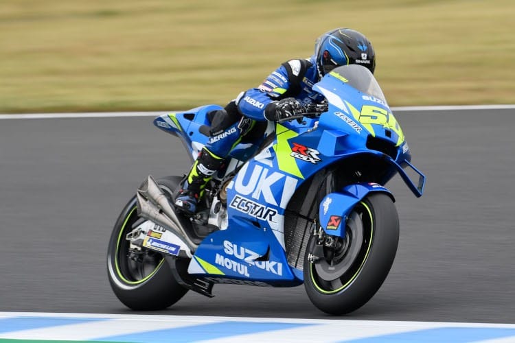 MotoGP Japon Motegi J2 : la Suzuki de Sylvain Guintoli disqualifiée des séances du vendredi