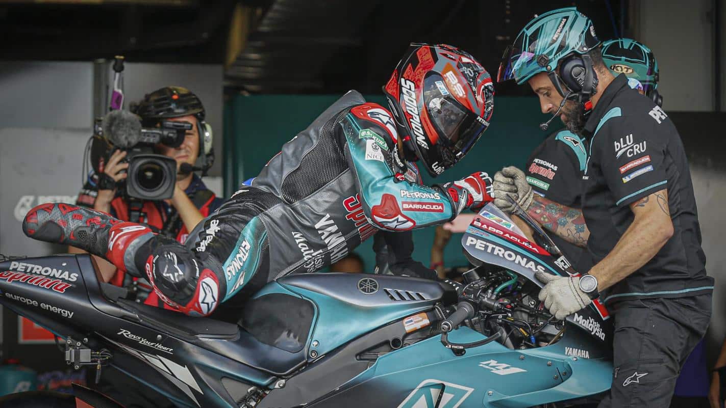 MotoGP Thaïlande Buriram J3 Fabio Quartararo (Yamaha/2) : « mon objectif est de devenir champion du monde »