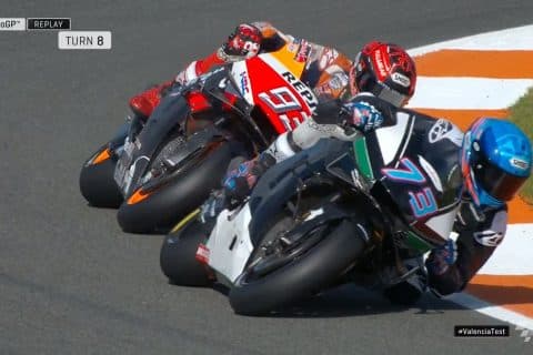 MotoGPバレンシアテスト正午のJ2ポイント：床から天井までマルケスとKTMが感動