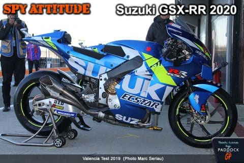 « Spy attitude » MotoGP : le nouveau moteur de la GSX-RR 2020