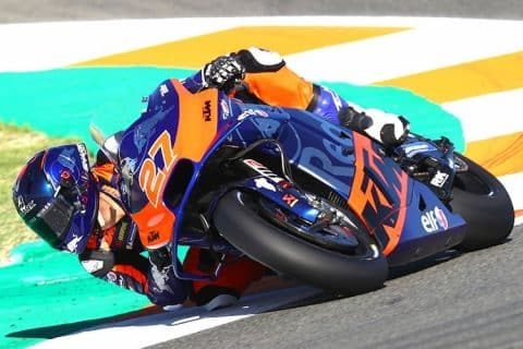 Teste J1 de MotoGP em Valência: Lecuona (KTM) ainda não enfraquece
