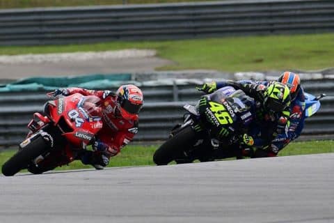 MotoGP Malaisie : Rossi et Dovizioso se sont réjouis d’un bon duel à l’ancienne