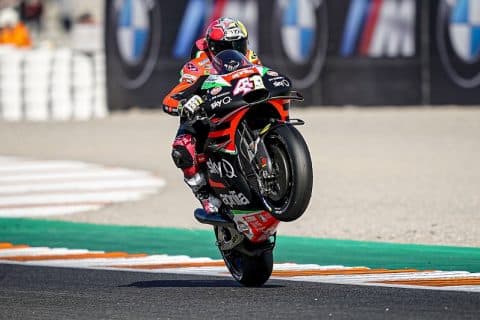 MotoGP Valence J1 : Aleix Espargaró (Aprilia/8) à seulement 0.5 du meilleur temps de Fabio Quartararo
