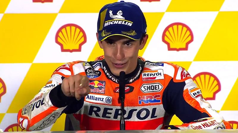 MotoGP Malaisie Sepang J3 : Conférence Marc Márquez (Honda/2) : le choix de l’équipe, la panne d’essence, etc. (Intégralité)