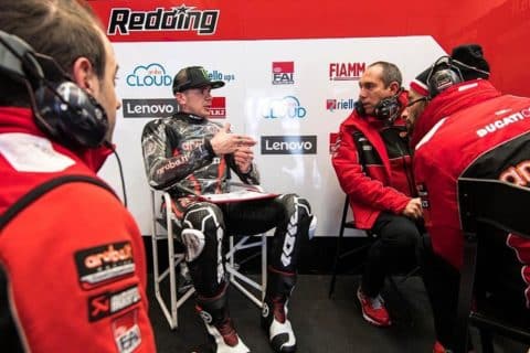 WSBK : Scott Redding prend ses marques sous la pluie