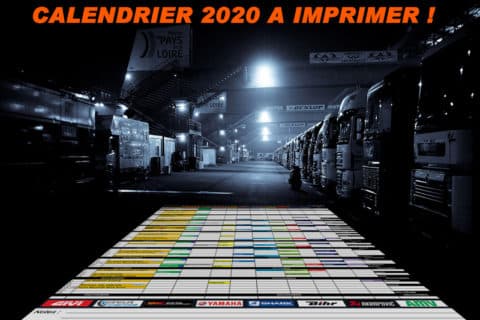 Calendrier 2020 à imprimer : MotoGP, WSBK, EWC, FIM CEV, FSBK, Promosport, BSB, CIV, MotoAmerica, All Japan et F1