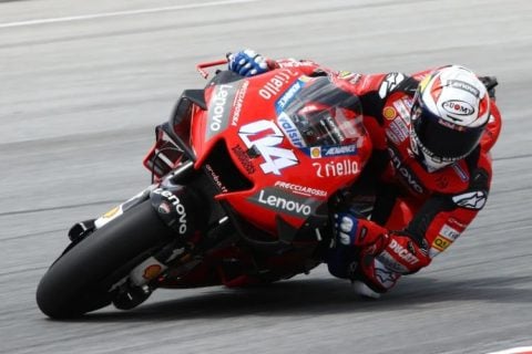 MotoGP セパン J1 テスト：アンドレア・ドヴィツィオーソ（ドゥカティ／11 位）がミシュランの新しいリアタイヤについて警告