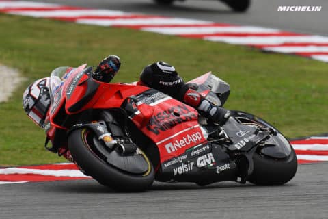MotoGP Test Sepang J2 : Danilo Petrucci (13/Ducati) n'aime pas le nouveau pneu tendre mais prend Miller comme exemple