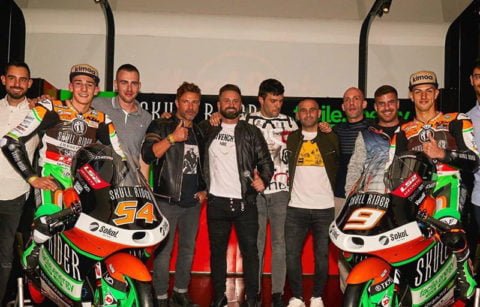 Moto3: BOÉ Skull Rider、こちらはダヴィデ・ピッツォーリとリッカルド・ロッシのKTMです