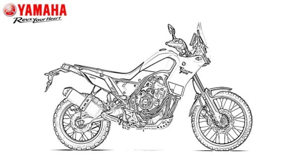 [Street] Yamaha Colouring (coloriages) : mets de la couleur - Paddock GP
