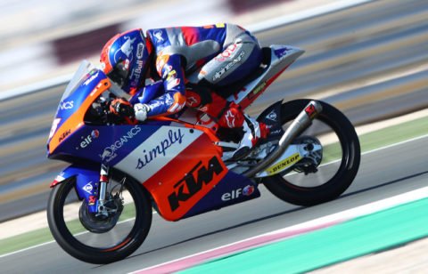 Moto3 ロサイル カタール J1: Red Bull KTM Tech3 チームはすでに Q2 進出を決めています!