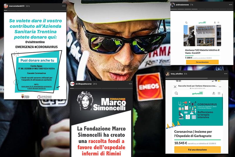 MotoGP: Pilotos italianos unidos na crise do coronavírus