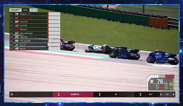 eSport MotoGP #StayAtHomeGP Mugello : Fabio Quartararo poleman rapide mais malheureux