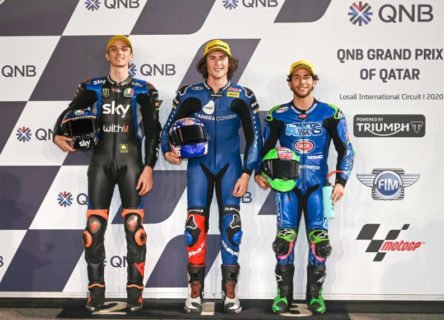 Moto2 ロサイル ヘレス J2: 最初の 3 人の宣言