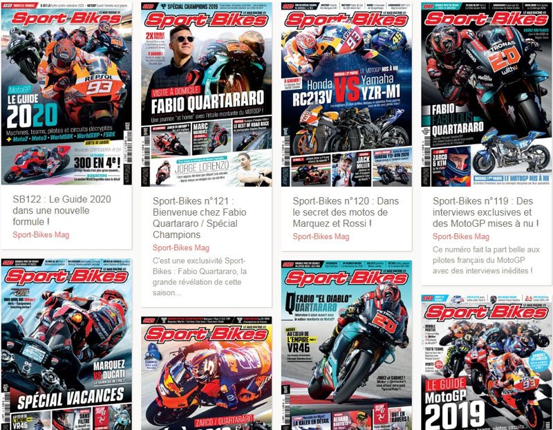 MotoGP : Sport-Bikes vous offre de la lecture !