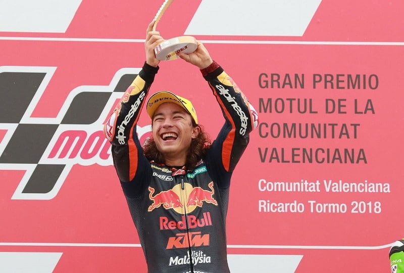 Moto3, Aki Ajo (KTM) aims for return to the top with Kaito Toba and Raul Fernández