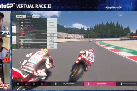 MotoGP Course virtuelle Red Bull Ring : Bagnaia préserve l'invincibilité Ducati en Autriche !