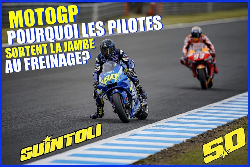 MotoGP Sylvain Guintoli : Pourquoi sort-on la jambe au freinage ?