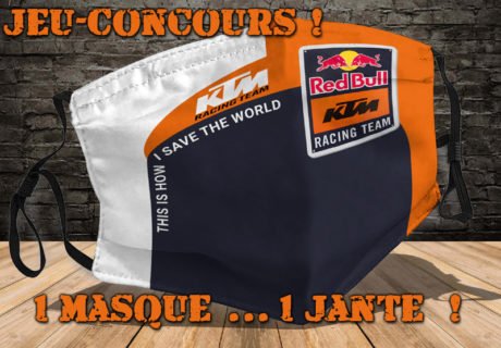 Jeu-Concours : Fabriquez votre masque et gagnez une jante de compétition !