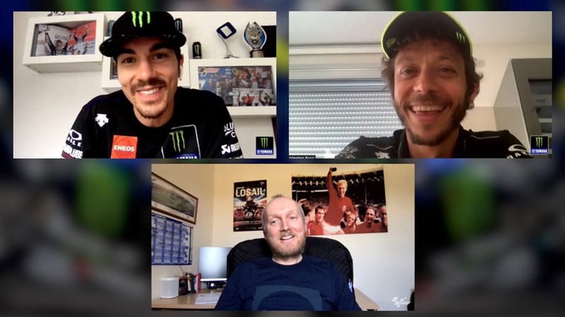 MotoGP : 48 minutes avec Valentino Rossi et Maverick Viñales en vidéo