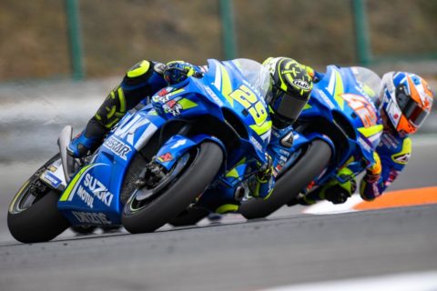 MotoGPスズキ：アンドレア・イアンノーネはアレックス・リンスに良い模範を示した