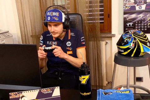 Moto2 Baldassarri e GP virtual: “Quero sempre vencer”