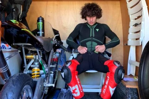 Moto3 Antonelli : « Quand la saison reprendra je serai remis sans problèmes »