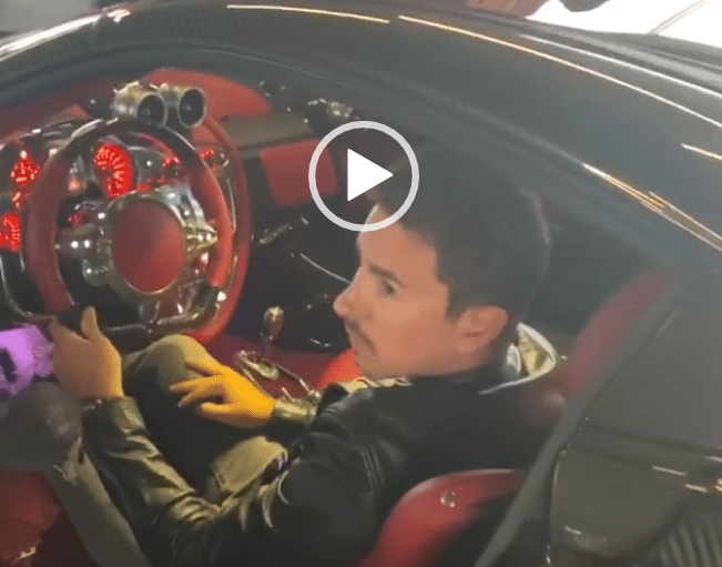 People [Vidéo] : quand Jorge Lorenzo récupère sa Pagani Huayra Roadster