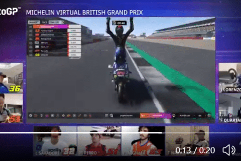eSport MotoGP Silverstone virtuel : coup d'essai et coup de maître pour Jorge Lorenzo