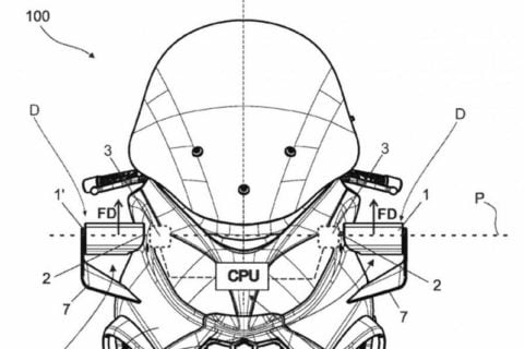 Piaggio dépose un brevet d’ailerons mobiles. Pour Aprilia ?