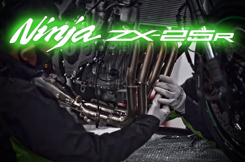 [Street] Kawasaki attaque la préparation de sa ZX-25R en vidéos !