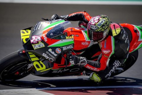 MotoGP testa Misano: para a Aprilia é encorajador mas ainda há a fazer