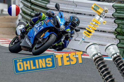 MotoGP Sylvain Guintoli : Test des suspensions Öhlins