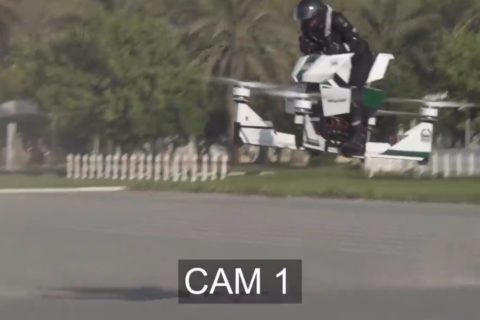 Insolite : une hoverbike se crashe à Dubai