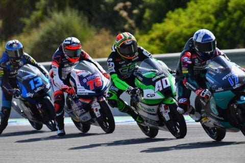 Moto3: Darryn Binder ao pé do pódio em Jerez, Maximilian Kofler perto dos pontos (CP do CIP)