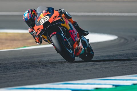 Jerez 1 J2: Brad Binder (KTM/13) 0.1 de felicidade pela sua primeira qualificação no MotoGP