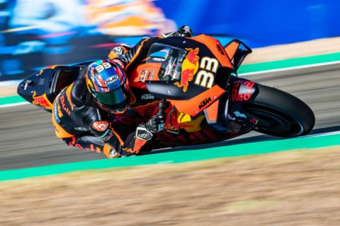 MotoGP Jerez 2 J2: Brad Binder (KTM/9) na terceira linha