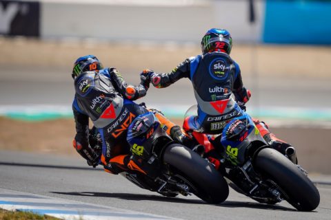 MotoGP: Pilotos de VR46 correm muitos riscos… Durante as comemorações!