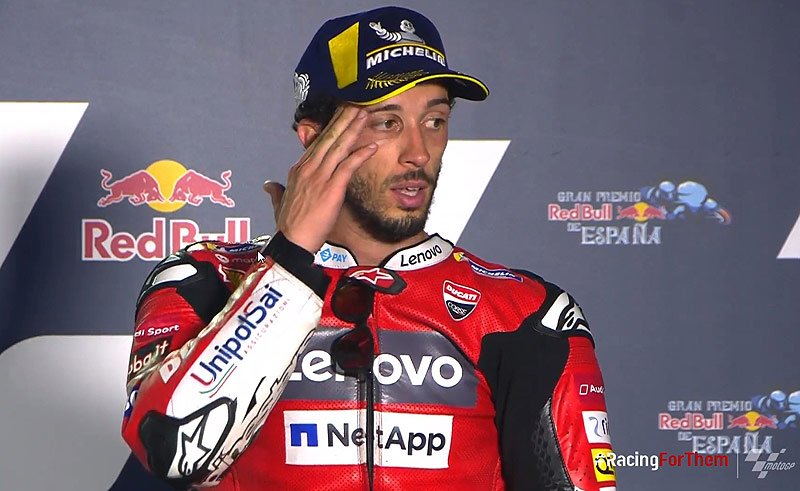 MotoGP Jerez 1 J3 Conférence Andrea Dovizioso : le manque de vitesse, Márquez, etc. (Intégralité)