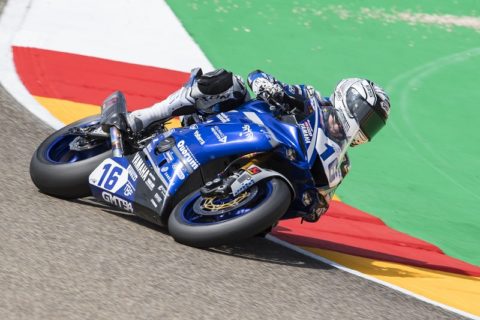 WSBK, Supersport en Aragón 1 : Le vendredi de Cluzel, Mahias, Perolari et Verdoïa.