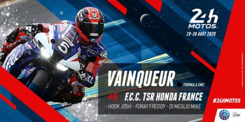 EWC : F.C.C. TSR Honda France remporte les 24 Heures Motos 2020