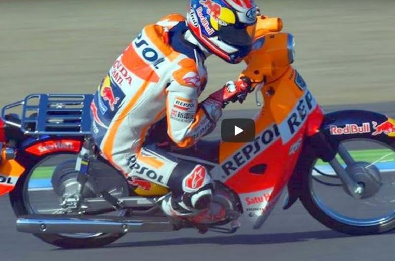 MotoGP Vidéo : Quand Márquez et Pedrosa faisaient une course de cyclos au Japon