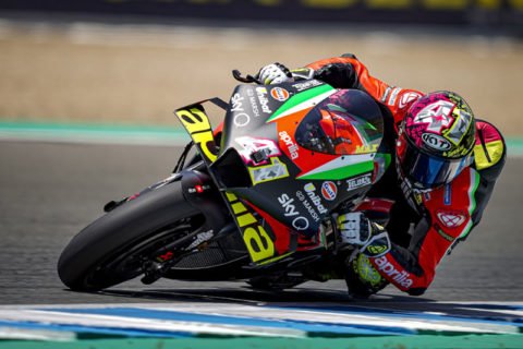 MotoGP Brno Aprilia : « un projet qui a montré un grand potentiel mais qui doit être affiné »