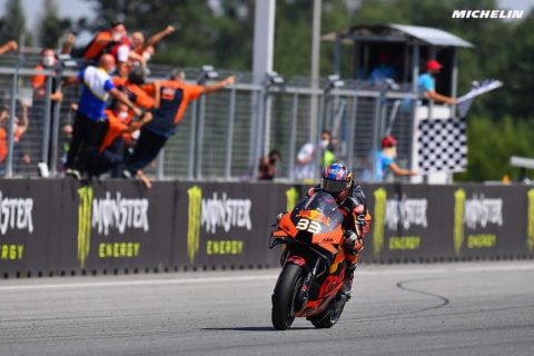 MotoGP Brno J3 Brad Binder (KTM/1): A façanha!