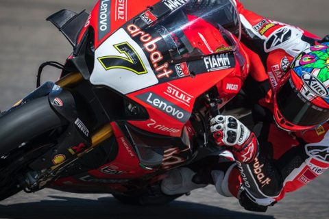 WSBK Superbike Aragón FP1 : Michael Rinaldi 2e derrière le roi Chaz Davies